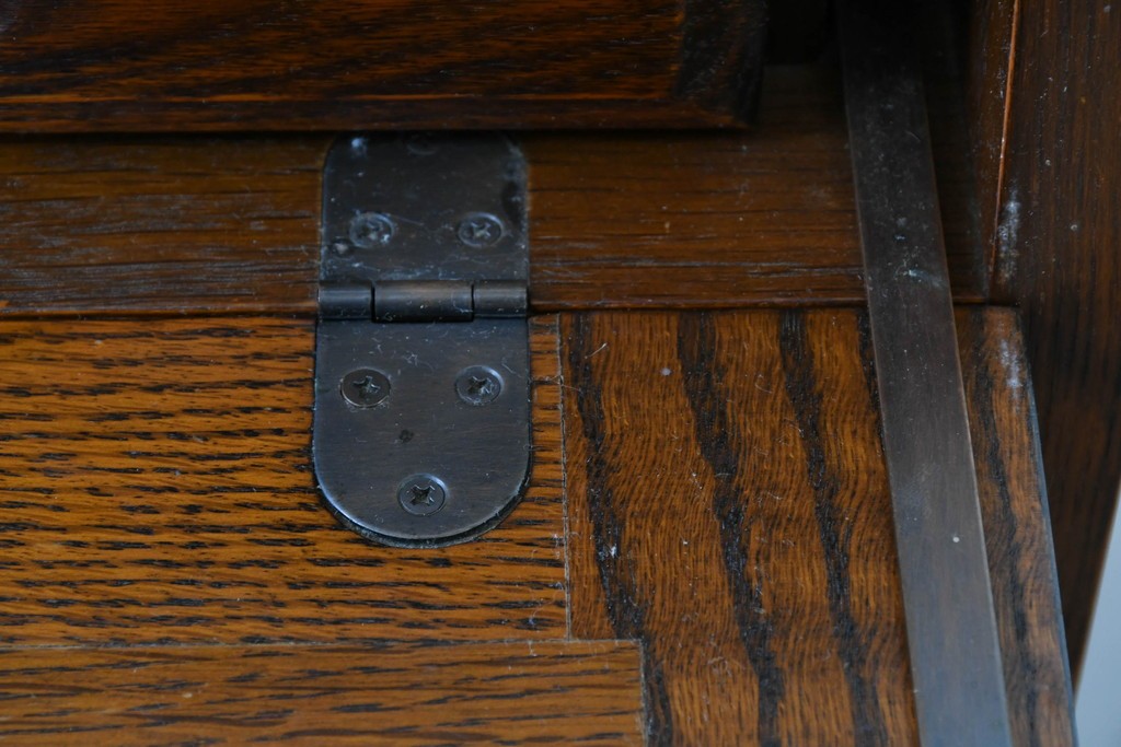 中古　美品　三越家具(現カントリーハウス)　Brugge(ブルージュ)　木目が美しいライティングビューロー　定価約37万円　(R-086318)