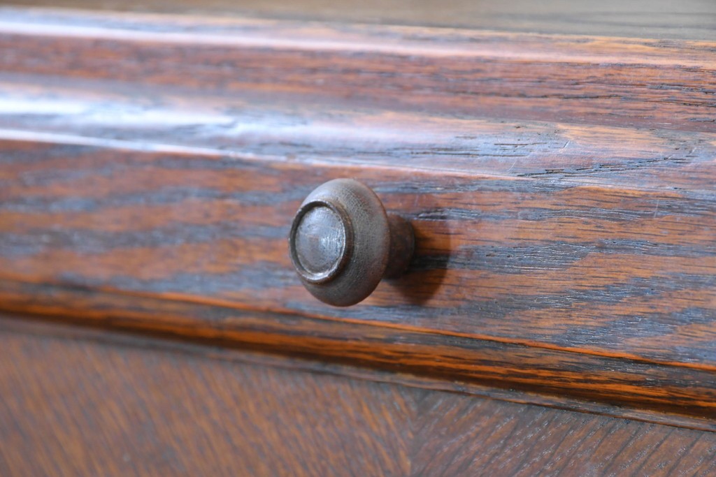 中古　美品　三越家具(現カントリーハウス)　Brugge(ブルージュ)　木目が美しいライティングビューロー　定価約37万円　(R-086318)