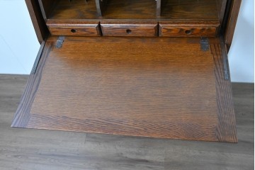 中古　美品　三越家具(現カントリーハウス)　Brugge(ブルージュ)　木目が美しいライティングビューロー　定価約37万円　(R-086318)