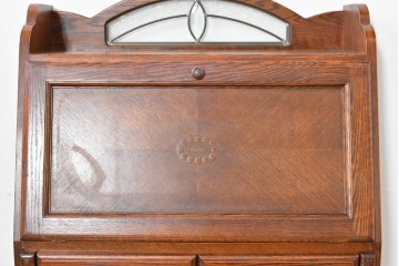 中古　美品　三越家具(現カントリーハウス)　Brugge(ブルージュ)　木目が美しいライティングビューロー　定価約37万円　(R-086318)