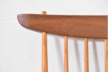 中古　ジョージ・ナカシマ(George Nakashima)　ウォールナット材　LOUNGE ARM(ラウンジアーム)　One Arm(ワンアーム・片肘)　CN103　左アーム付きラウンジチェア　(R-086321)