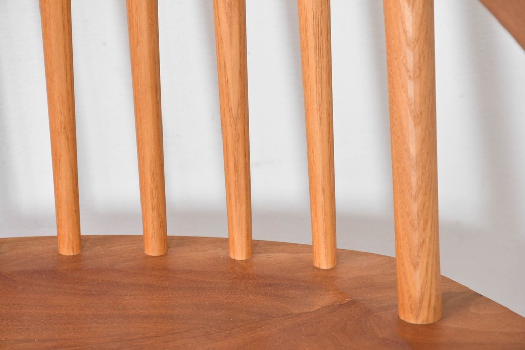 中古　ジョージ・ナカシマ(George Nakashima)　ウォールナット材　LOUNGE ARM(ラウンジアーム)　One Arm(ワンアーム・片肘)　CN103　左アーム付きラウンジチェア　(R-086321)