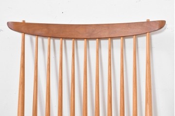 中古　ジョージ・ナカシマ(George Nakashima)　ウォールナット材　LOUNGE ARM(ラウンジアーム)　One Arm(ワンアーム・片肘)　CN103　右アーム付きラウンジチェア　(R-086322)