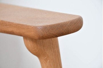 中古　超美品　CARL HANSEN & SON(カール・ハンセン&サン)　Hans J. Wegner(ハンス・J・ウェグナー)デザイン CH25　オーク材　ペーパーコードのラウンジチェア　定価約56万7千円　(R-086323)