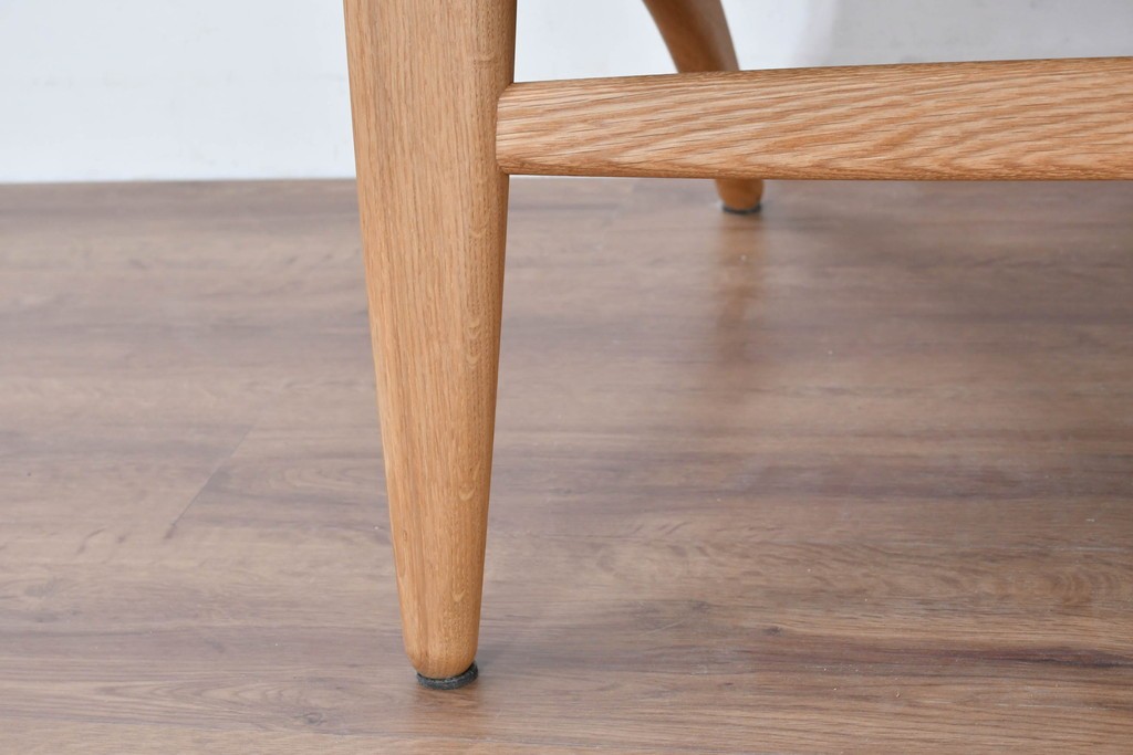 中古　超美品　CARL HANSEN & SON(カール・ハンセン&サン)　Hans J. Wegner(ハンス・J・ウェグナー)デザイン CH25　オーク材　ペーパーコードのラウンジチェア　定価約56万7千円　(R-086323)