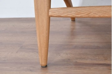 中古　超美品　CARL HANSEN & SON(カール・ハンセン&サン)　Hans J. Wegner(ハンス・J・ウェグナー)デザイン CH25　オーク材　ペーパーコードのラウンジチェア　定価約56万7千円　(R-086323)