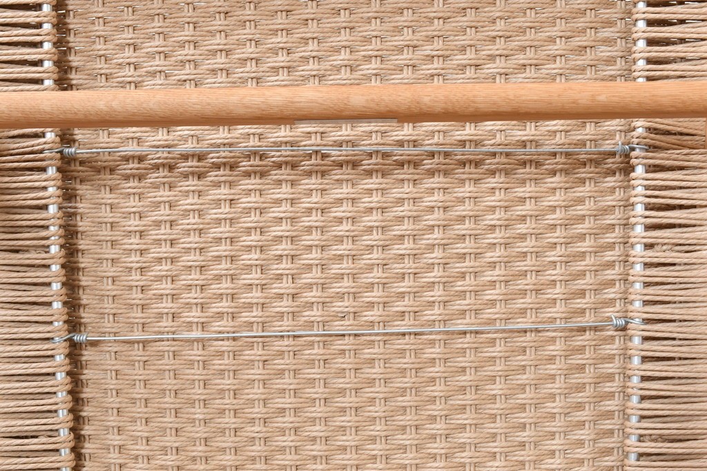 中古　超美品　CARL HANSEN & SON(カール・ハンセン&サン)　Hans J. Wegner(ハンス・J・ウェグナー)デザイン CH25　オーク材　ペーパーコードのラウンジチェア　定価約56万7千円　(R-086323)