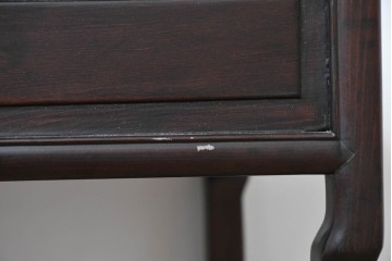 和製ヴィンテージ　美品　オリエンタルデザイン　足元のすっきりとした意匠が魅力のコーヒーテーブル　(R-086325)