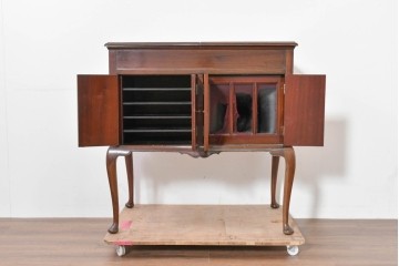 イギリスアンティーク　COLUMBIA GRAFONOLA(コロンビア・グラフォノーラ)　クラシカルな猫脚デザインのフロア型蓄音機　(R-086330)