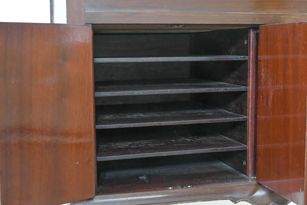 イギリスアンティーク　COLUMBIA GRAFONOLA(コロンビア・グラフォノーラ)　クラシカルな猫脚デザインのフロア型蓄音機　(R-086330)