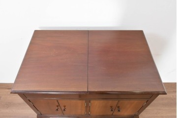 イギリスアンティーク　COLUMBIA GRAFONOLA(コロンビア・グラフォノーラ)　クラシカルな猫脚デザインのフロア型蓄音機　(R-086330)