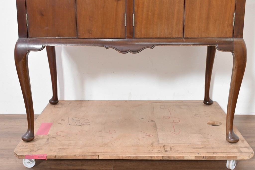 イギリスアンティーク　COLUMBIA GRAFONOLA(コロンビア・グラフォノーラ)　クラシカルな猫脚デザインのフロア型蓄音機　(R-086330)