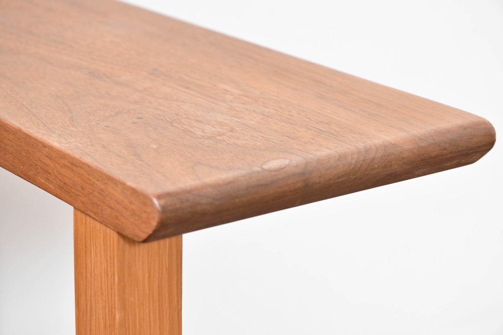 中古　美品　柏木工(KASHIWA)　高山ウッドワークス　ウォールナット材&オーク材　編み込み座面×格子デザインのW560イージーチェア　定価約20万円　(R-086333)