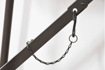 中古　美品　トラックファニチャー(TRUCK FURNITURE)　アルミ脚のシンプルな折り畳みテーブル　(R-086336)