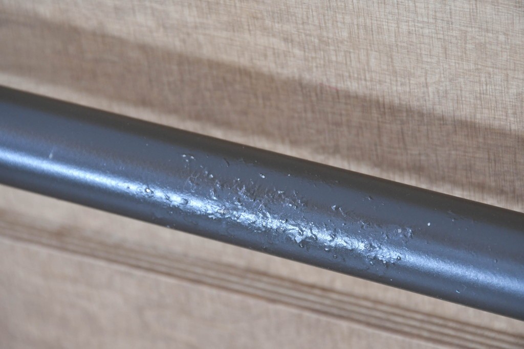 中古　美品　トラックファニチャー(TRUCK FURNITURE)　アルミ脚のシンプルな折り畳みテーブル　(R-086336)