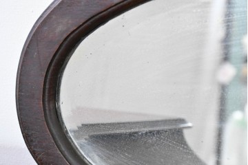 イギリスアンティーク　オーク材　Dulcetto(ダルセット)　蓄音機内蔵のミラーバックサイドボード　(R-086338)