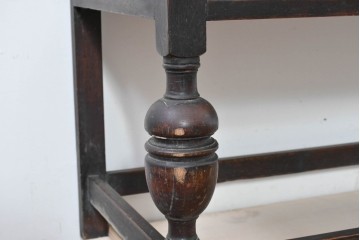 イギリスアンティーク　オーク材　Dulcetto(ダルセット)　蓄音機内蔵のミラーバックサイドボード　(R-086338)