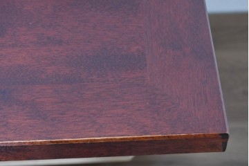 中古　美品　国産職人手作り　樺(カバ)材　深みのある赤褐色の木色が美しいライティングビューロー　(R-086339)