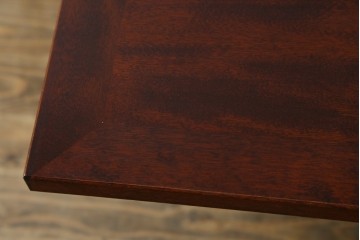 中古　美品　国産職人手作り　樺(カバ)材　深みのある赤褐色の木色が美しいライティングビューロー　(R-086339)