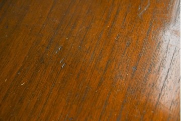 和製アンティーク　上質な作り!!　チーク材　古い洋館のコーナーキャビネット　(R-086340)