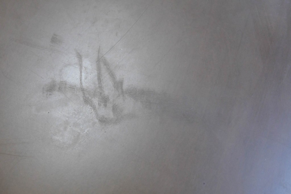 中古　美品　希少な廃番品　maruni(マルニ木工)　地中海ロイヤルシリーズ(ROYAL)　ゴールドの取手と面取り加工が上品なサイドボード　定価約30万円　(R-086342)