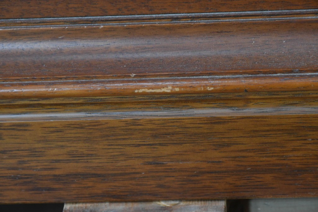 中古　美品　希少な廃番品　maruni(マルニ木工)　地中海ロイヤルシリーズ(ROYAL)　ゴールドの取手と面取り加工が上品なサイドボード　定価約30万円　(R-086342)