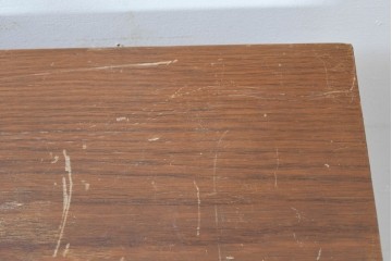 和製ヴィンテージ　オーク材　ミッドセンチュリースタイルのガラス戸付きサイドボード　(R-086344)