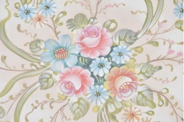 中古　イタリア高級家具　Mario Colciago&Figli(マリオ・コルチャゴ)　ロココ調の優雅な彫刻と絵付けが美しいダイニングテーブル　定価約180万円　(R-086345)