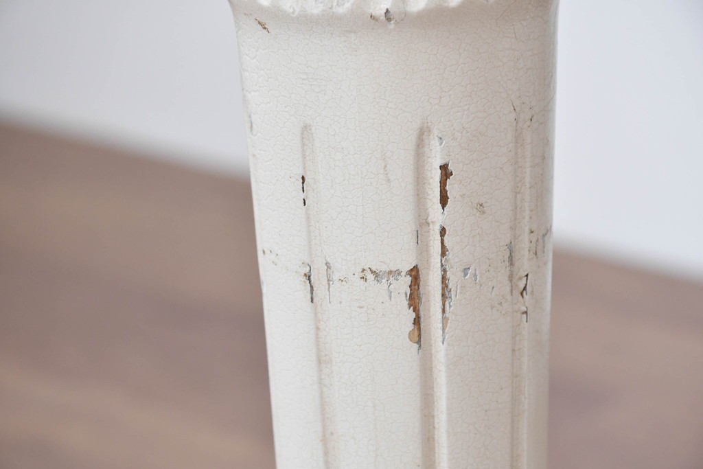 中古　イタリア高級家具　Mario Colciago&Figli(マリオ・コルチャゴ)　ロココ調の優雅な彫刻と絵付けが美しいダイニングテーブル　定価約180万円　(R-086345)