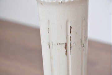 中古　イタリア高級家具　Mario Colciago&Figli(マリオ・コルチャゴ)　ロココ調の優雅な彫刻と絵付けが美しいダイニングテーブル　定価約180万円　(R-086345)