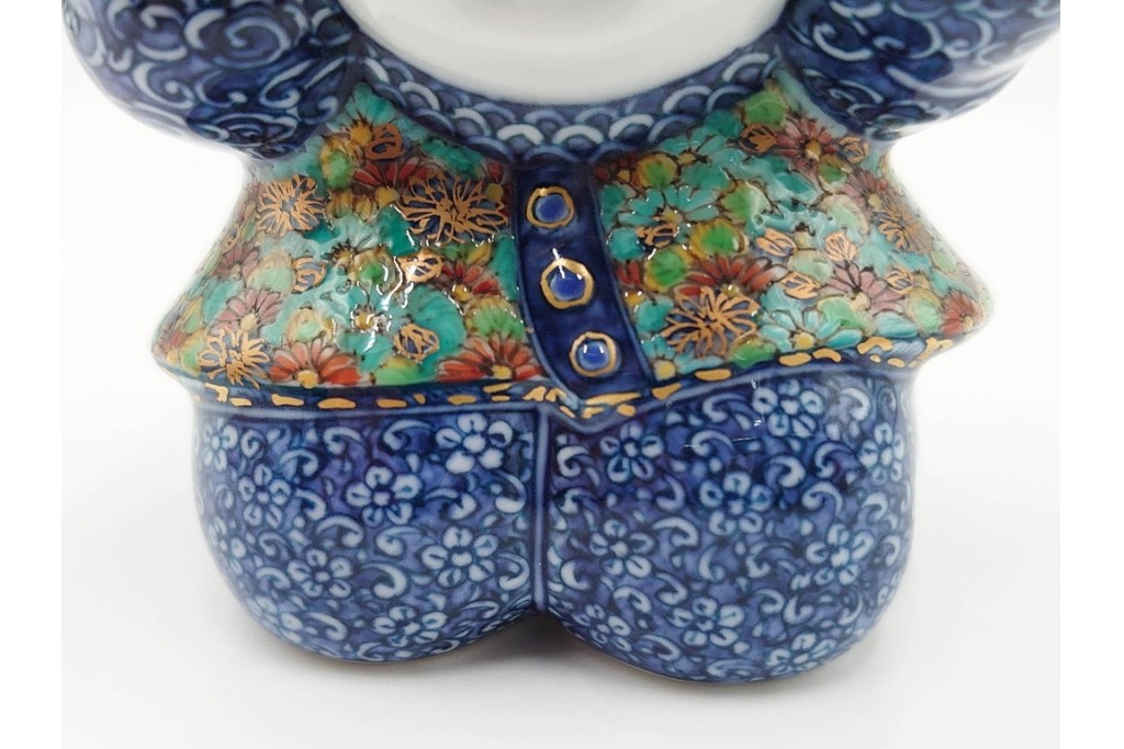 葉山有樹　慶雲獅子吼　色絵と金彩が見事な香炉　共箱・意匠解説書付き　(R-086350)