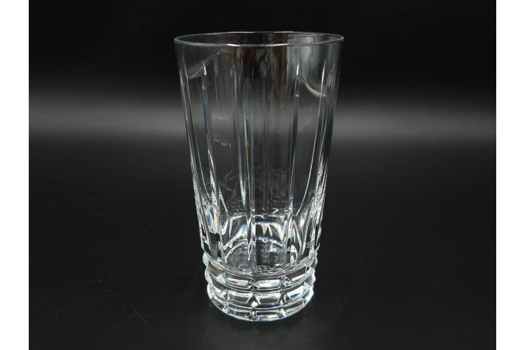 フランス　Baccarat(バカラ)　アルルカン　端正なカットが美しいハイボールグラス2客セット　(R-086355)