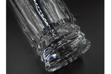 フランス　Baccarat(バカラ)　アルルカン　端正なカットが美しいハイボールグラス2客セット　(R-086355)