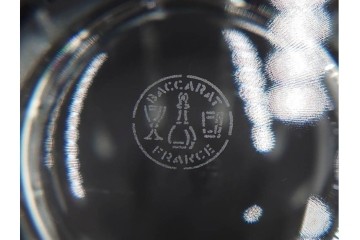 フランス　Baccarat(バカラ)　アルルカン　端正なカットが美しいハイボールグラス2客セット　(R-086355)