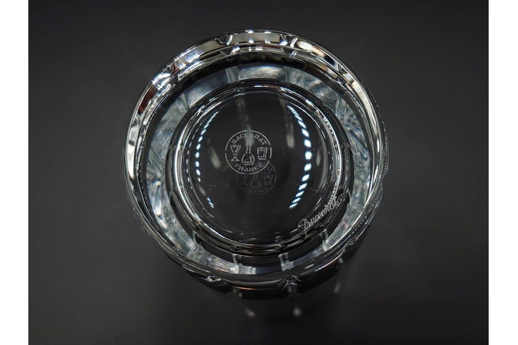 フランス　Baccarat(バカラ)　アルルカン　端正なカットが美しいハイボールグラス2客セット　(R-086355)