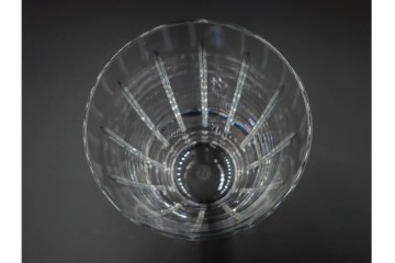 フランス　Baccarat(バカラ)　アルルカン　端正なカットが美しいハイボールグラス2客セット　(R-086355)
