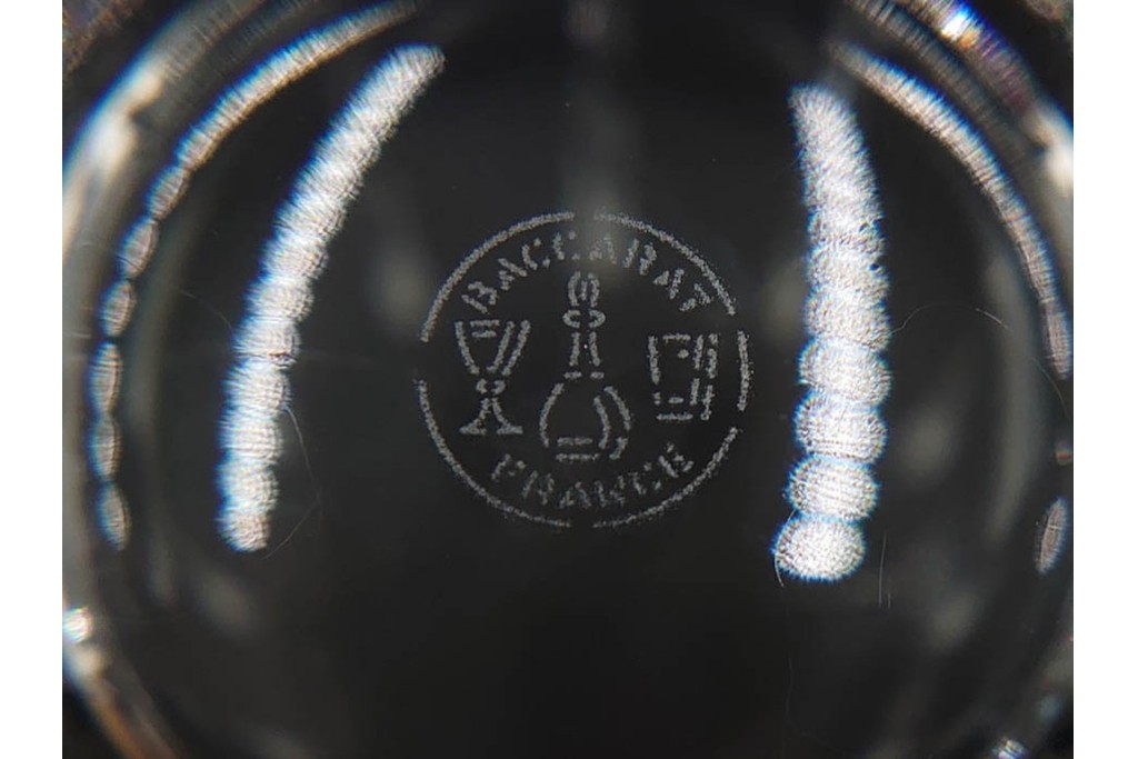 フランス　Baccarat(バカラ)　アルルカン　端正なカットが美しいハイボールグラス2客セット　(R-086356)