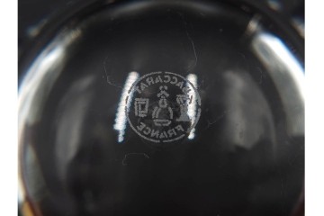 フランス　Baccarat(バカラ)　カプリ　波打つフォルムが優雅なタンブラー3客セット　(R-086357)