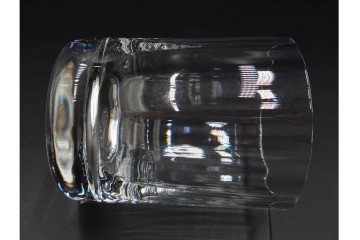 フランス　Baccarat(バカラ)　カプリ　波打つフォルムが優雅なタンブラー3客セット　(R-086357)