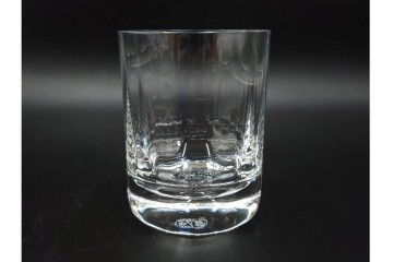 フランス　Baccarat(バカラ)　カプリ　波打つフォルムが優雅なタンブラー3客セット　(R-086358)