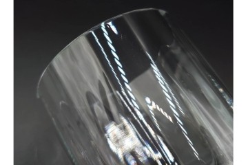 フランス　Baccarat(バカラ)　カプリ　波打つフォルムが優雅なタンブラー3客セット　(R-086358)