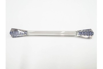 江戸～明治期　ガラス製　涼やかな意匠が美しい笄　(R-086359)