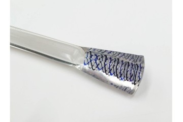 江戸～明治期　ガラス製　涼やかな意匠が美しい笄　(R-086359)