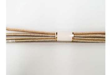 平田竹峯造　正絹　平田組紐(平田ひも)の帯締め2点セット　共箱付き　(R-086366)