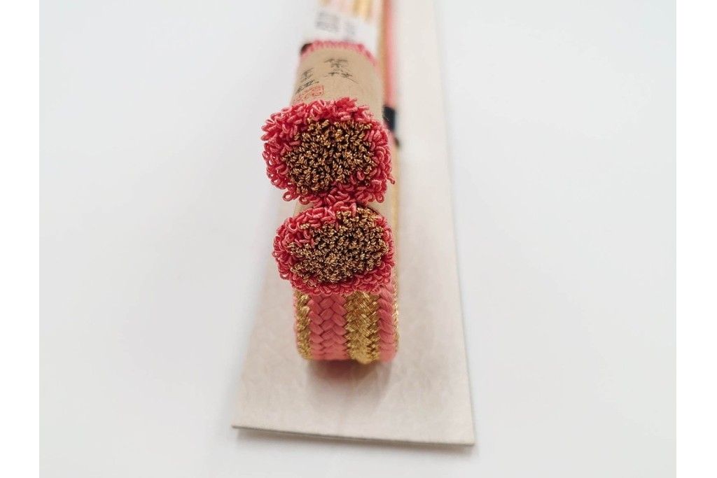 平田竹峯造　正絹　平田組紐(平田ひも)の帯締め2点セット　共箱付き　(R-086366)