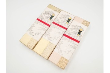 無形文化財　有職組紐 道明　正絹　端正な組み文様が美しい帯締め3点セット　(R-086367)