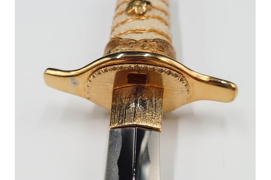 東郷神社公式認定　東郷元帥の短剣(鮫皮の模造刀)　外箱・刀袋付き　(R-086369)