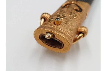 東郷神社公式認定　東郷元帥の短剣(鮫皮の模造刀)　外箱・刀袋付き　(R-086369)