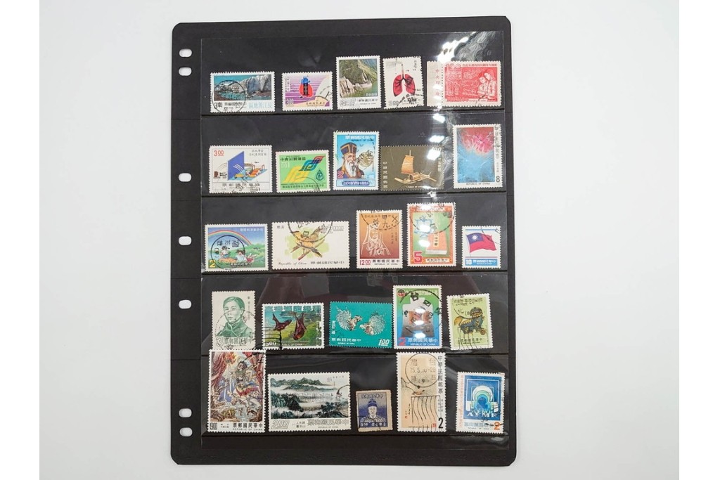 戦前～戦後　台湾(中華民国)　消印入り使用済切手のセット　(R-086370)