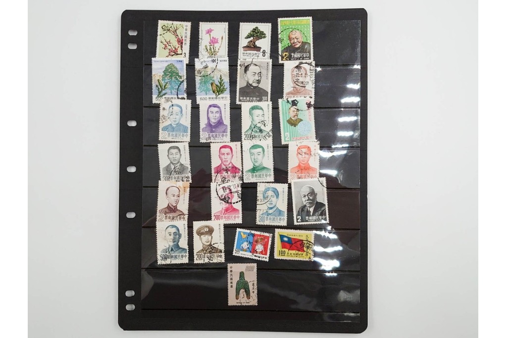 戦前～戦後　台湾(中華民国)　消印入り使用済切手のセット　(R-086370)